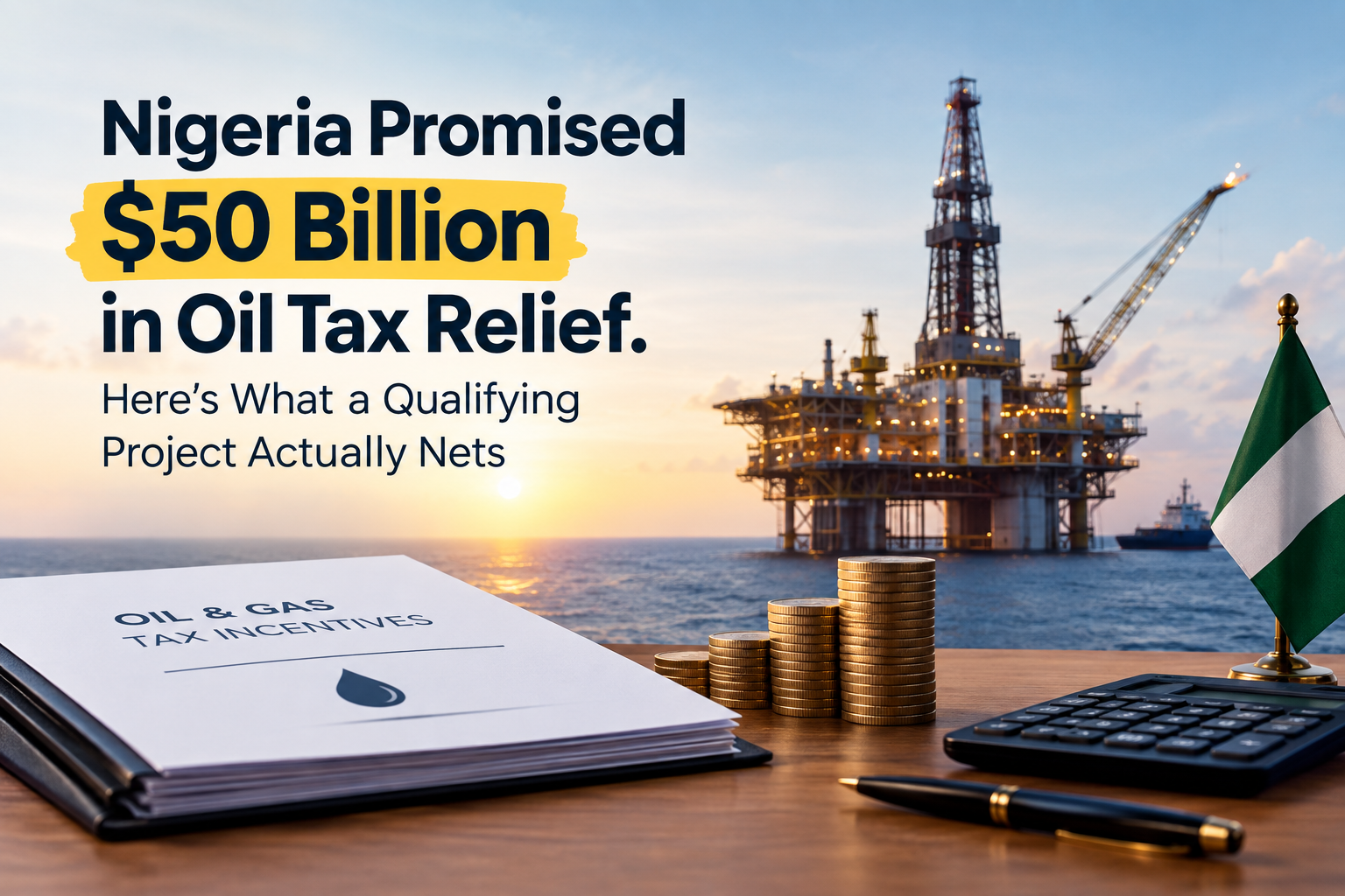 Nigeria Promised $50 Billion in Oil Tax Relief. Here's What a Qualifying Project Actually Nets
